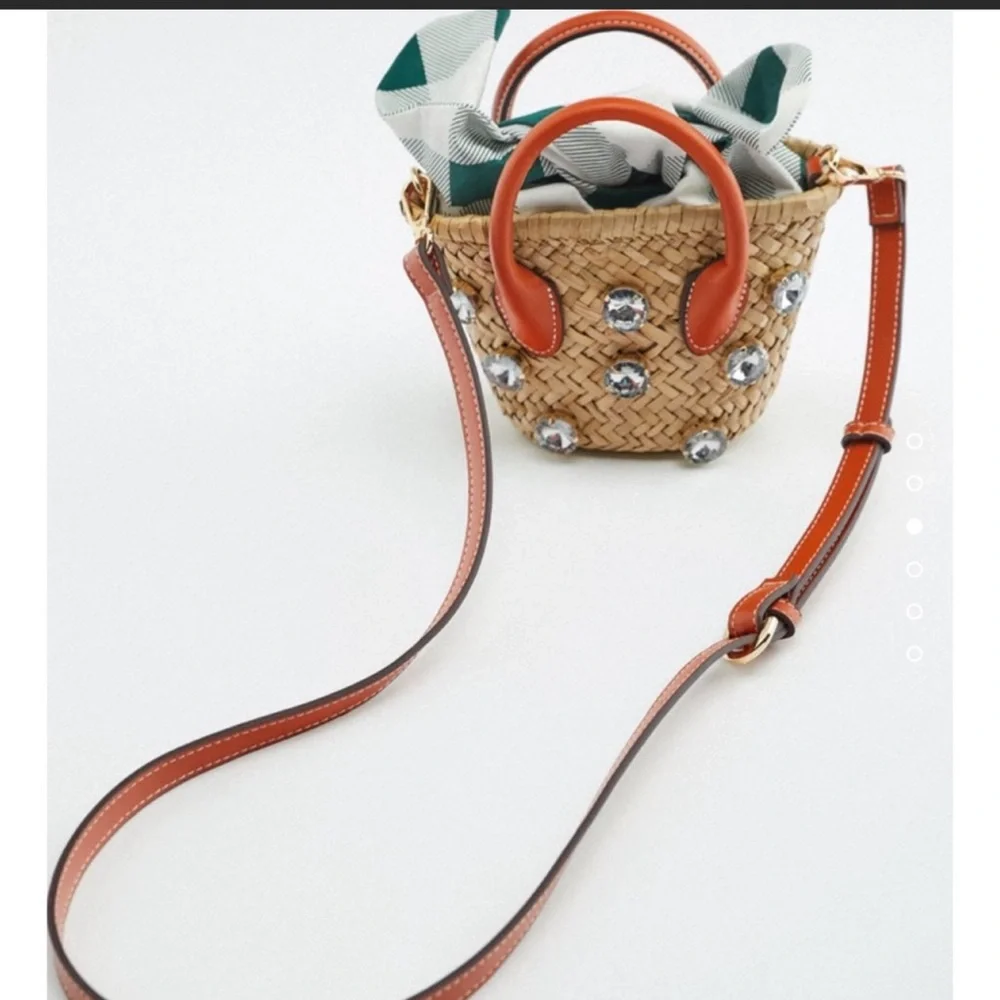 “Last one “ZARA MINI BASKET BAG - Picture 1 of 5